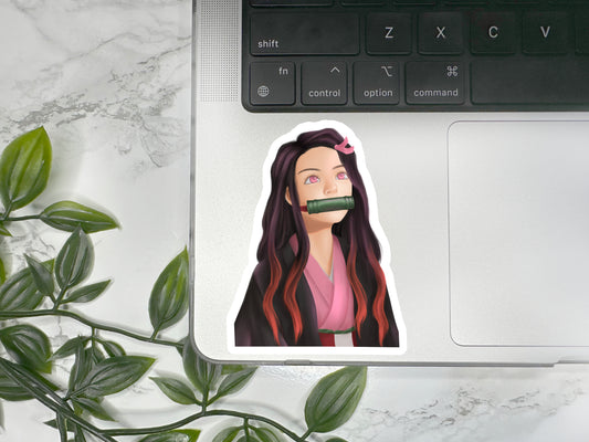 Demon Slayer Nezuko Matte Sticker